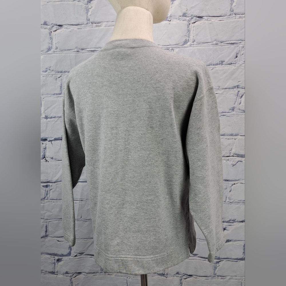 Tommy Hilfiger Tommy Jeans Women's Sweater Vintage 90s Y2K Spell Out Gray Medium - Picture 7 of 11